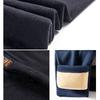 Pantalones cálidos de rodilla de lana de camello al por mayor para hombre, invierno, engrosados, forrados de polar, pantalones largos de pareja, para mediana edad y ancianos, ropa interior térmica, pantalones de mujer