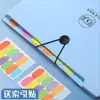 Bolsa organizadora creativa simple a4 Estudiantes de primaria Carpeta de gran capacidad multicapa para exámenes Carpeta de inserción para clasificación de datos