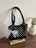 Bolso de Hombro de Lunares de Gama Alta Versátil de Verano Nicho Coreano para el Trabajo y los Viajes, Bolso de Axila de Moda para Mujer