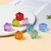 Cubos de Gelo Luminosos de Acrílico Cubos de Gelo Coloridos Artificiais Estéreo Venda por Atacado Microscópicos Props DIY Acessórios para Joias Artesanais