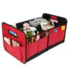 Caja de almacenamiento de coche transfronteriza, caja de almacenamiento de maletero, caja de almacenamiento plegable de tela Oxford de gran capacidad para vehículos