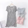 Pijama de Manga Comprida para Mulheres com Bojos no Peito, Estilo Coreano Ins para Primavera e Outono, Pijama para Transmissão ao Vivo de Celebridades da Internet, Atacado Transfronteiriço