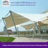 Paisagem ao ar livre, estrutura de membrana, estrutura de aço quadrada, tensão filme, dossel ao ar livre, toldo, piquenique, tenda de pérgola