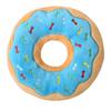 Juguete de cumpleaños para mascotas popular de Amazon, lindo juguete de peluche para perros con sonido, donut de fábrica, disponible al por mayor.