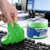 Limpador de Lodo Pote 160g Gel Macio Universal para Limpeza de Carro Artefato Removedor de Poeira para Teclado de Carro Gel de Limpeza para Frestas de Teclado
