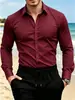Camisas para Hombre Transfronterizas, Camisas Finas de Verano para Hombre, Transpirables y Cómodas, Color Sólido, Ropa de Trabajo, Amazon, Aliexpress, Sitio Independiente