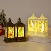 Decoraciones navideñas luz nocturna retro luminosa regalo ventana decoración de mesa accesorios estilo atmósfera lámpara