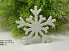 Seis cuentas copo de nieve Navidad Decoraciones de copo de nieve navideño Colgante de copo de nieve dorado plateado galvanizado Accesorios navideños para manualidades