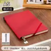 Caderno de Couro de Ovelha High-End A5 com Tiras, Direto da Fábrica, Porta-Canetas Personalizável, Bloco de Notas Espessado para Reuniões de Negócios