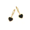 Aretes Negros en Forma de Corazón para Mujer, Lujo Ligero, Aretes de Botón Vintage de Alta Gama, Diseño de Nicho, Accesorios para Orejas de Estilo Minimalista