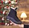 Zapatos de Algodón Nuevos de Invierno 2026 del Noreste, Impermeables, Antideslizantes, Botas Cortas con Forro de Felpa, Piel Suave Engrosada, Cómodas Botas de Nieve de Piel de Conejo para Mujer