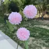 Flor Rosa Artificial Haste Única Dia dos Namorados Decoração de Casa Casamento Parede de Flores Flor Artificial Flor Falsa Flor Artificial Cor Champagne