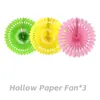 Nuevos Suministros de Decoración para Fiesta Temática Hawaiana de Flamenco de Amazon Bolas de Flores de Papel de Piña Tropical Linternas de Abanico de Papel