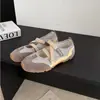 Versão em Couro! Sapatos Mary Jane Versáteis Casuais Estilo Retrô para Mulheres Primavera Verão Meninas Velcro Fundo Plano Corte Baixo Sapatos de Treino Alemães