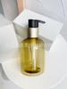 Loción corporal dorada de 150 ml, desmaquillante, emulsión acuosa, esencia para el cuidado del cabello, botella de champú y jabón corporal, subpaquete, botella de plástico prensado.
