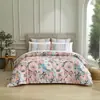 Juego de sábanas con estampado floral digital de tres piezas para comercio exterior transfronterizo, estilo europeo y americano, juego de ropa de cama cepillada