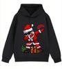 Suéter Redondo con Estampado de Reno y Muñeco de Nieve Feliz Navidad para Niños 2025 Primavera y Otoño Nuevo Top Casual para Niños Moderno