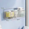 Estante de almacenamiento de pared para dormitorio, cesta colgante sin taladro, estante de pared para snacks de gran capacidad, estante de almacenamiento de pared para cama de dormitorio estudiantil