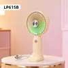 Ventilador Pequeño Portátil Color Caramelo Dibujos Animados Base de Soporte Extraíble Ventilador de Carga para Escritorio Premios de Festival