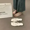 Primer Encuentro Temporada Estilo Minimalista Chanclas de Verano para Mujer para Exteriores 2026 Nuevo Estilo con Falda Sandalias de Playa Hada