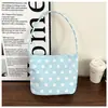 Bolsa de nylon com poá de nicho coreana para mulheres, nova bolsa versátil de ombro e axila 2026, bolsa pequena transversal super popular