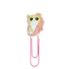 Marcador de Página Novo Desenho Animado Animal Gatinho Transfronteiriço Clips de Papel Coloridos DIY Clips de Papel Grandes para Escritório Criativos e Fofos