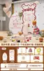 Montagem de cenário de decoração para festa de primeiro aniversário estilo coreano, para aumentar a atmosfera para bebês meninos e meninas, parede de fundo em painel KT estilo ins 1