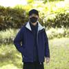 Otoño e Invierno Nueva Chaqueta Cortavientos Impermeable Cálida Transpirable Pareja Deportes al Aire Libre Casual Chaqueta Tres en Uno para Hombre