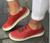 2020 Nuevo Estilo Verano Aliexpress Amazon Ebay Transfronterizo Talla Grande Zapatillas Deportivas Casuales de Cuero para Mujer