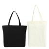 Bolsa de Lona Personalizada al Por Mayor Bolsa de Lona de Mano Bolsa de Algodón en Blanco para Compras Almacenamiento Mochila de Hombro para Estudiantes Personalizada
