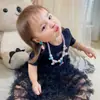 Set de Collar de Sirena para Niños Niñas Concha Pulsera para Niña Joyería de Princesa Bebé Lindo Clip para Oreja Anillo