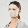 Mascarilla de protección solar de hielo personalizada para mujer, anti-UV, para conducir, de seda de hielo, protección facial completa.