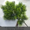 Ramas de Pino Artificiales, Pino de Bienvenida, Agujas de Pino Falsas, Ramas de Pino Navideñas, Hojas, Tuya, Hojas de Pino de Plástico, Metabo