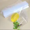 Bolsa de embalaje transparente de PE, bolsa de almacenamiento engrosada a prueba de polvo para logística de comida para llevar y entrega exprés, en stock comercial transfronterizo