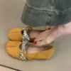 Zapatos Mary Jane retro Chuyuji para mujer que aumentan la altura, punta redonda poco profunda, adecuados para faldas, elegantes zapatos de ballet estilo francés