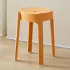 Silla para el Hogar Silla Simple Moderna para Mesa de Comedor Silla de Plástico Engrosado Tipo Cuerno de Toro Silla Informal NATO con Respaldo para Té con Leche Silla de Negociación