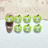 Novo Chapéu Hello Kitty Maçã Desenho Animado Acessórios de Nail Art Fofo Resina 3D DIY Brincos Acessórios para Penteado