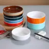 Melamina Comida Rápida Autoservicio Plato Pequeño para Porción Pequeña Cuenco Plato para Cocinar al Vapor Cuenco Pequeño Cuenco Pequeño Bicolor Porcelana de Imitación Restaurante Cantina Olla Caliente Juego de Vajilla