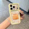 Adesivos de Bolo Desenho Animado Novos Aplicáveis para Capa de Celular Apple 17pm Meninas Alta Aparência 16/15 Transparente Nicho 14