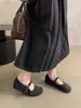 Zapatos de pelo de hada muy elegantes para mujer, para el invierno al aire libre, estilo francés de noche, temperamento, señoras, con felpa, Mary Janes, zapatos de vestir planos de algodón