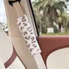 Caja de Pañuelos para Coche con Estampado de Leopardo Transfronteriza Tipo Colgante Bolsa Colgante de Pañuelos para Coche Caja de Pañuelos Accesorios Interiores para Coche