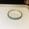 Pulsera elástica abierta de circonita de moda versátil temperamento dulce pulsera personalizada simple collar pulsera de alto sentido