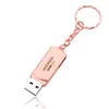 Suministro Directo de Fábrica Memoria USB Gordito Logo Personalizado 4g 8g 16g 32g 64g Memoria USB de Metal Memoria USB Giratoria