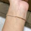 Plata S925 Nueva Moda Elegante Lujo Accesible Super Brillante Diamante de Alto Carbono Pulsera Estilo Ins para Mujer Joyería de Mano Versátil Simple Venta al por Mayor