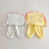 Conjunto de Ropa de Primavera para Niñas 2026 Nueva Moda Sudadera Infantil de Moda Ropa Deportiva Trendy de Primavera para Niñas Mayores Primavera y Otoño
