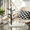 Estante de almacenamiento de tazas de muñeca de dibujos animados, portavasos de agua con forma de árbol, estante para tazas de café y tazas de té de mesa, estante creativo para colgar tazas