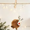 Decoraciones navideñas muñeca de oveja de fieltro colgante bola de cordero colgante de alce accesorios de escena para vestir transfronterizo