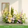 Arreglo Floral Artificial Hy-Dt4 Decoración para Sala de Estar, Ramo de Alta Gama para Decoración de Pared de Fondo