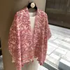 Estilo Étnico Retrô Atmosfera Popular de Alto Padrão Lenço de Cabeça Jacquard Estilo Étnico Xale de Castanha Lenço Longo Lenço para Roupas de Exterior Xale