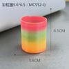 Anillo arcoíris juguete de resorte pulsera luminosa puede alargar Jenga mágico niños anillo de resorte grande